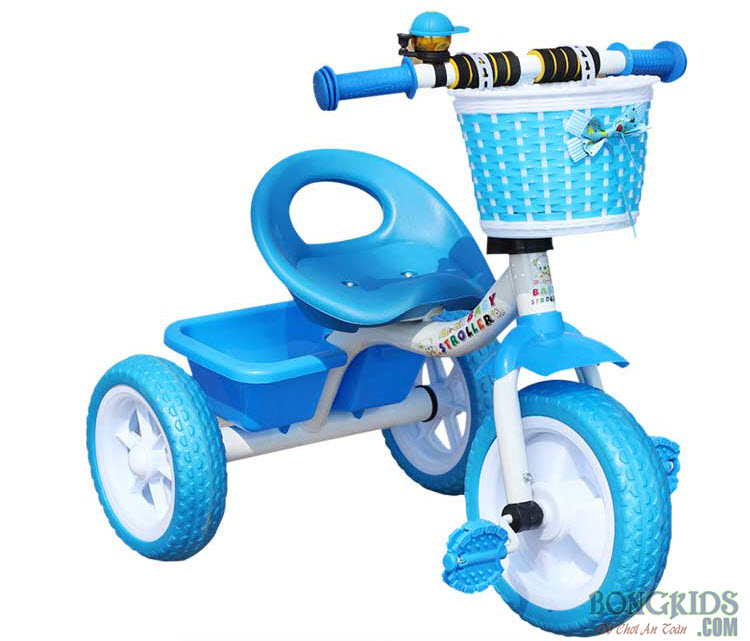Xe đạp trẻ em 3 bánh 3333 màu xanh