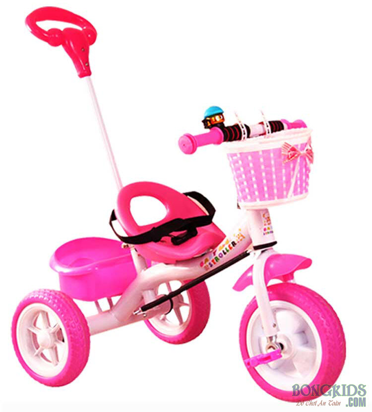 Xe đạp 3 bánh trẻ em 3368 màu hồng