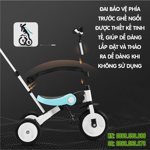 Xe đa năng 5 in 1 cao cấp cho bé A2 3