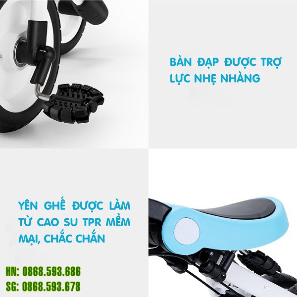 Xe đa năng 5 in 1 cao cấp cho bé A2 5