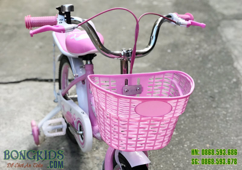Xe đạp hồng xinh cho bé gái