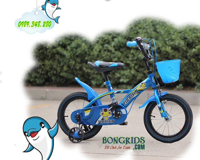 Xe đạp thể thao YIBAIXIN 14 inch màu xanh dương