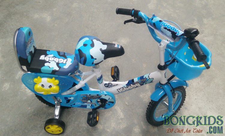 Xe đạp trẻ em JGBABY màu xanh dương đẹp