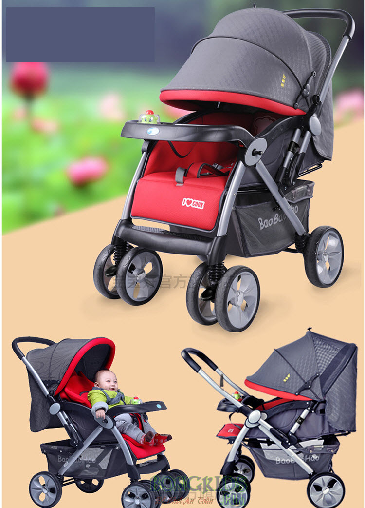Xe đẩy trẻ em 2 chiều baobaohao 736W