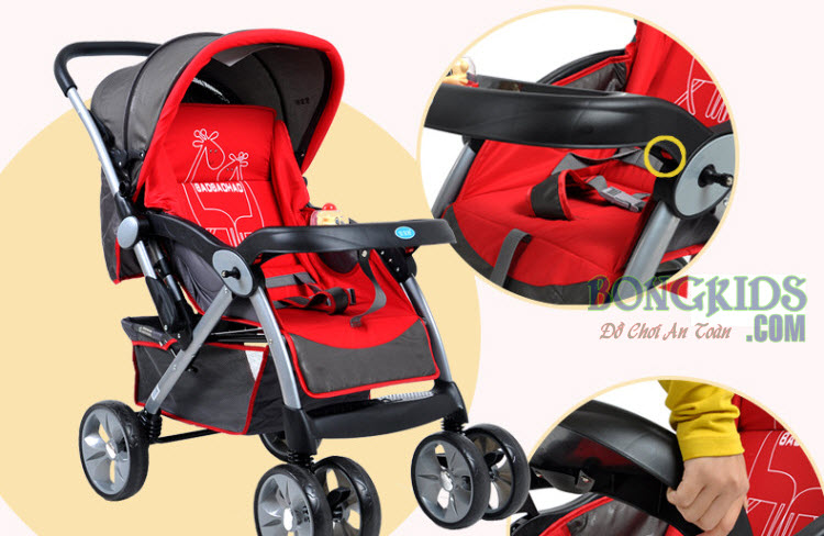 Xe đẩy trẻ em 2 chiều baobaohao 736W