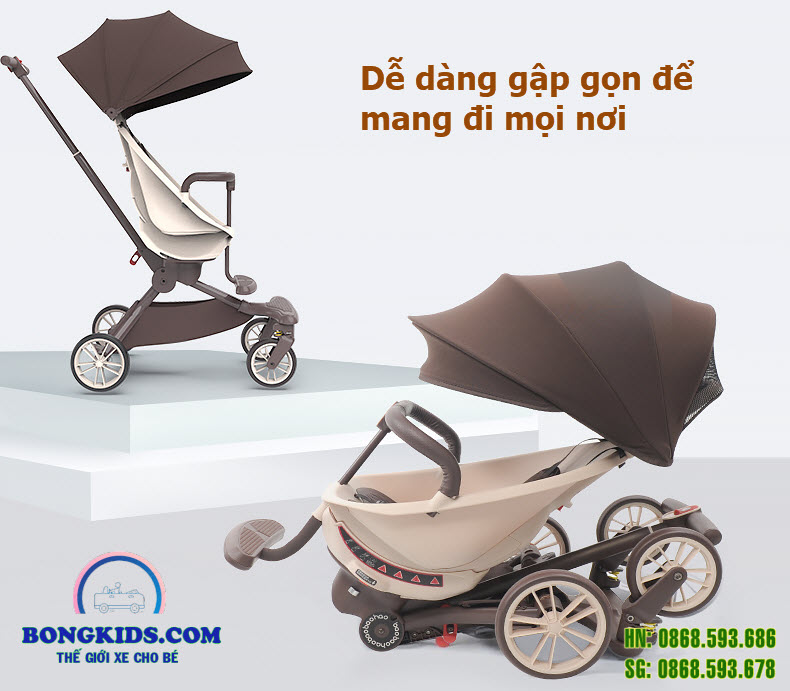 Xe đẩy gập gọn cho bé V18