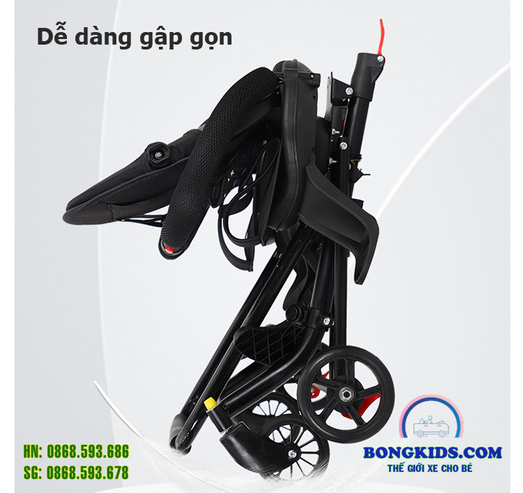 Xe đẩy gập gọn cho bé sinh đôi Xe đẩy gập gọn cho bé sinh đôi