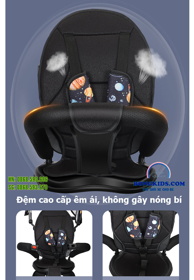 Xe đẩy gập gọn cho bé sinh đôi
