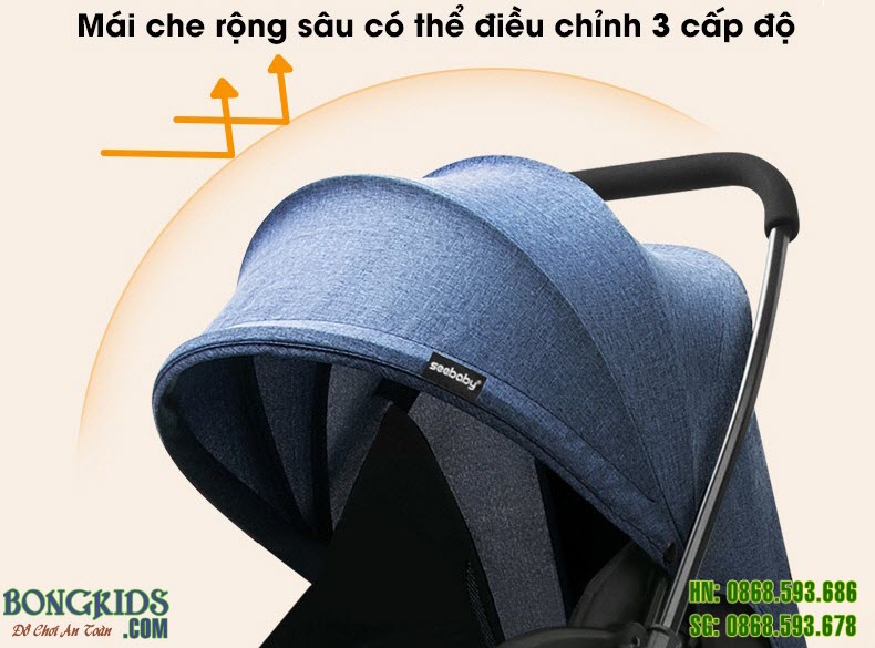 Xe đẩy cho bé Seebaby T08 Mini