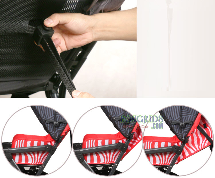 Xe đẩy đôi Baobaohao 705 (ghế trước ghế sau) 10