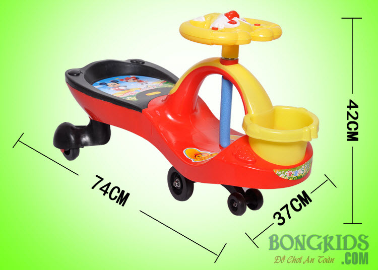 Kích thước xe lắc cho bé