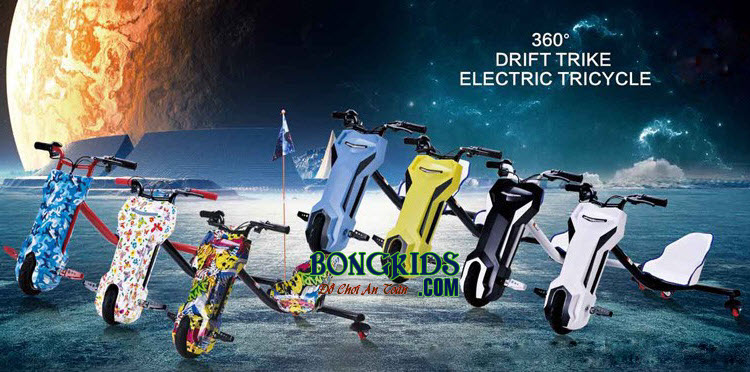 Xe 3 bánh điện trẻ em Drift scooter HL-D02 2