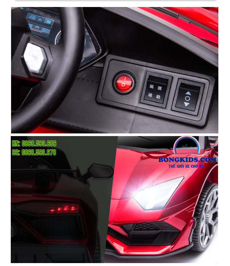 Xe ô tô điện trẻ em Lamborghini HD918