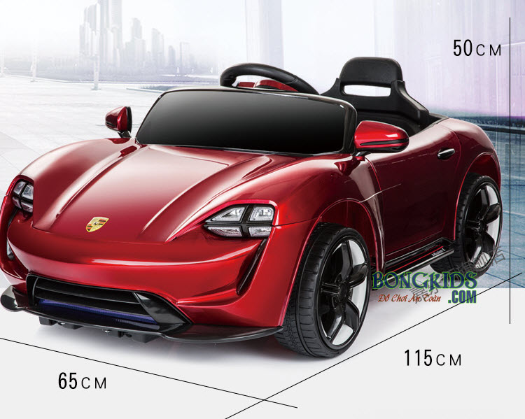 Kích thước xe ô tô điện trẻ em Porsche QLS-8988 