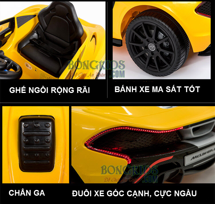 Xe ô tô điện trẻ em Mclanren 672R