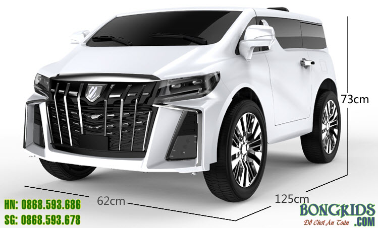 Kích thước xe ô tô điện trẻ em