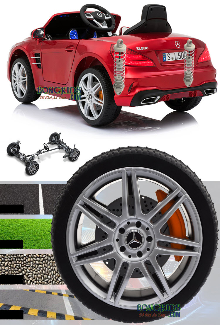 Xe ô tô - hơi điện trẻ em Mercedes SL-500